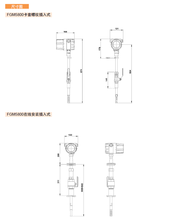 FGM插入式尺寸圖